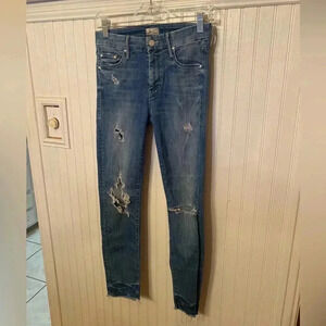 Mother Looker Ankle Fray Naughty intentions size 25